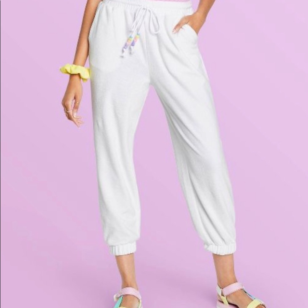 Stoney Clover and Target White Jogger NWT Size M